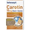 New Tetesept Carotin 15 mg Haut + Sonne Filmtabletten, 30 St