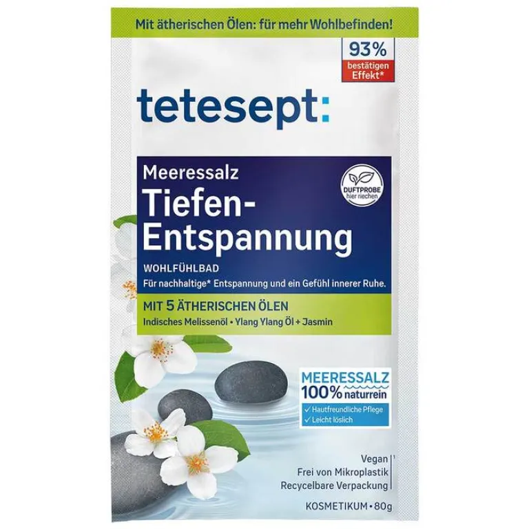 Clearance Tetesept Meeressalz Tiefen-Entspannung, 80 g