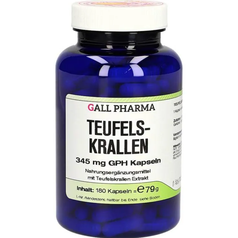 Hecht Pharma Teufelskrallen 345 mg GPH Kapseln, 180 St