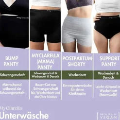 Discount The Support Panty Wochenbett Unterhose XXL schwarz, 1 St Unterwäsche