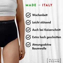 New The Support Panty Wochenbett Unterhose M schwarz, 1 St Unterwäsche