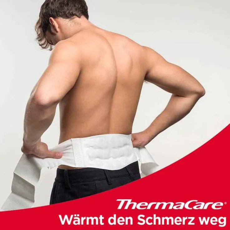 Thermacare Rückenumschläge S-XL zur Schmerzlinderung, 2 St