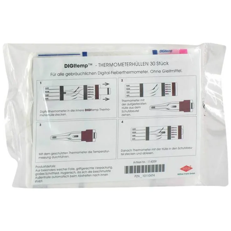 Thermometer Hüllen digital o. Gleitmittel, 30 St