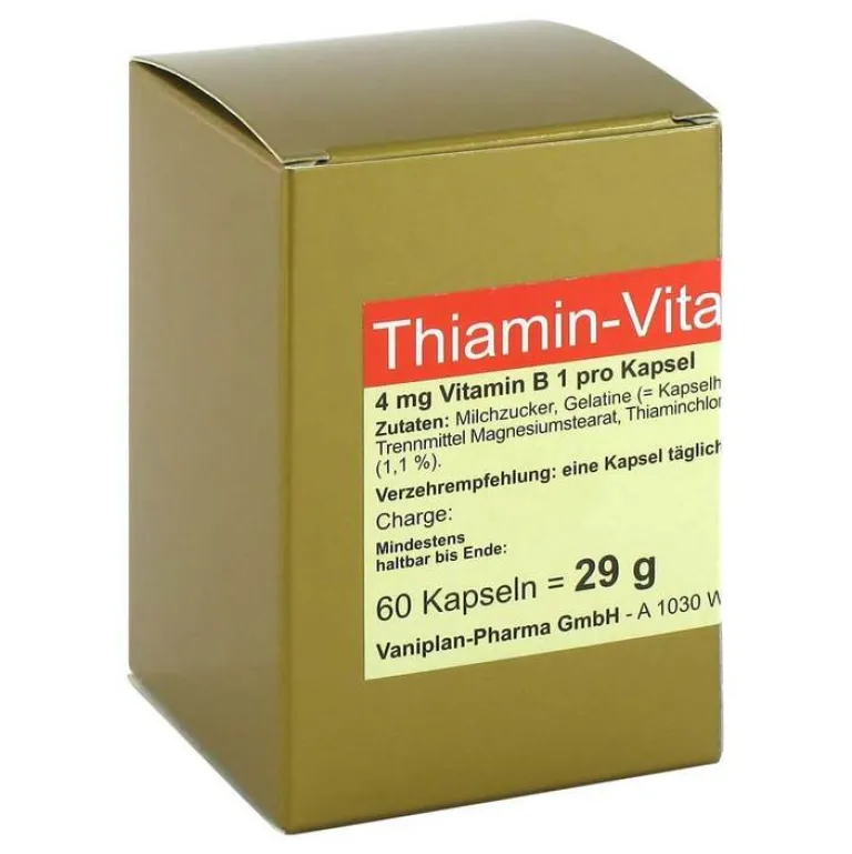 Online Vaniplan Pharma Thiamin Kapseln Vitamin B1, 60 St