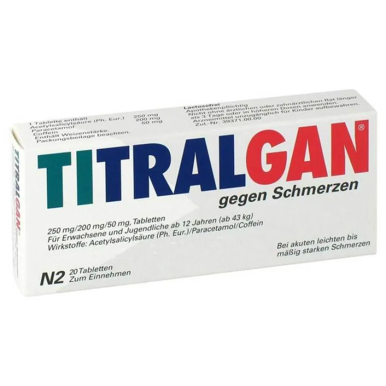 Online Titralgan ® gegen Schmerzen, 20 St