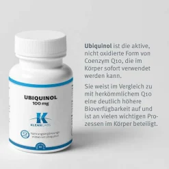 New Ubiquinol Coenzym Q10 reduziert 100 mg Kapseln, 60 St Coenzym Q10