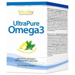 Ultrapure Omega-3 1000 mg mit 400 mg EPA + 300 mg DHA, 120 St