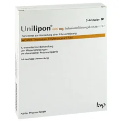 New Köhler Unilipon 600 mg Infusionslösungskonzentrat, 1X5 St