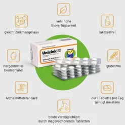 Unizink 50 Tabletten, 50 St