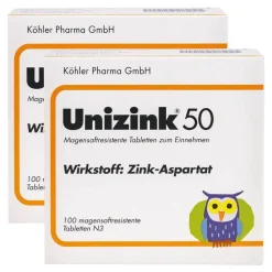 Unizink 50 Tabletten, 2x100 St
