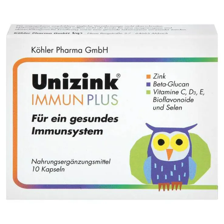 Unizink Immun Plus Kapseln, 1X10 St