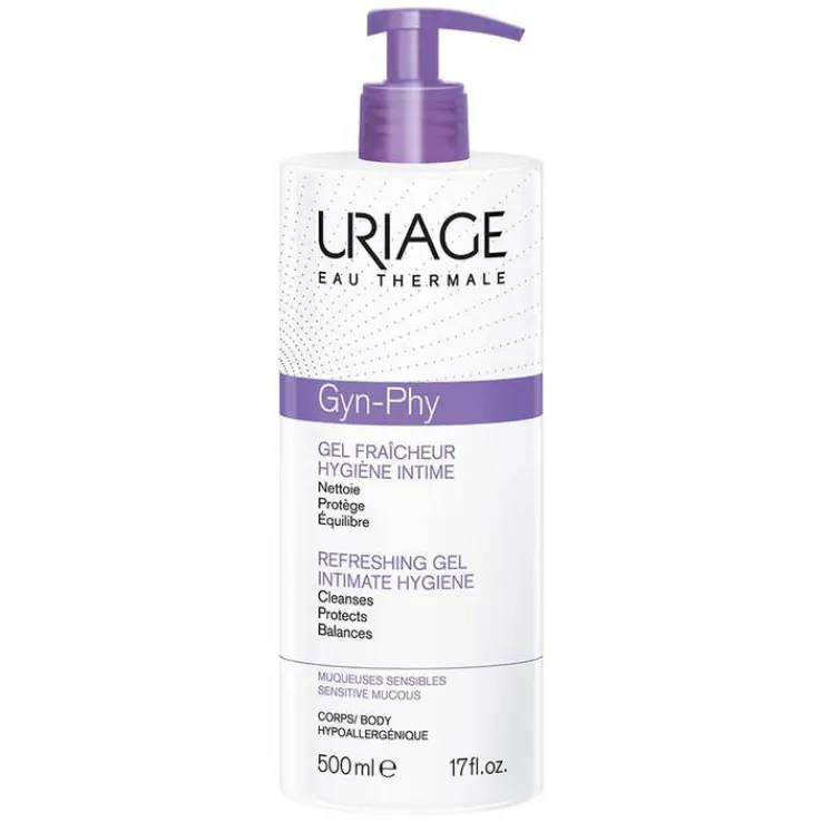 Uriage Gyn Phy erfrischendes Gel Intimhygiene, 500 ml