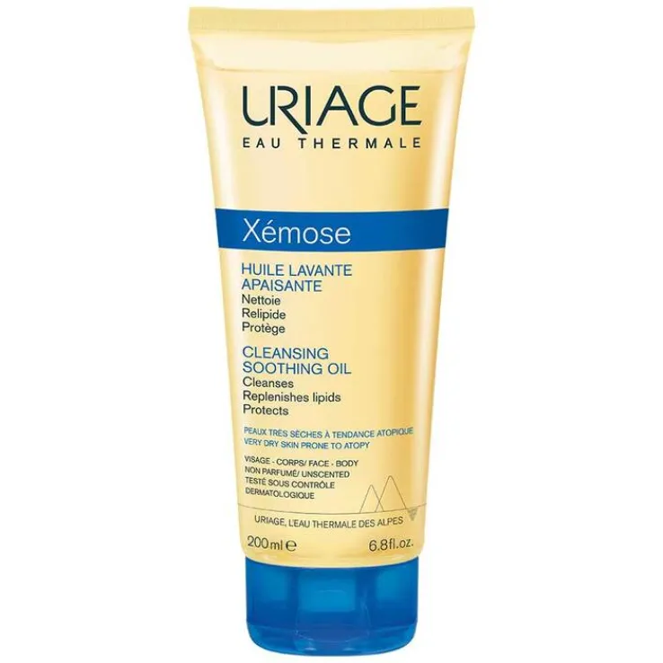 Uriage Xemose beruhigendes Duschöl seifenfrei, 200 ml