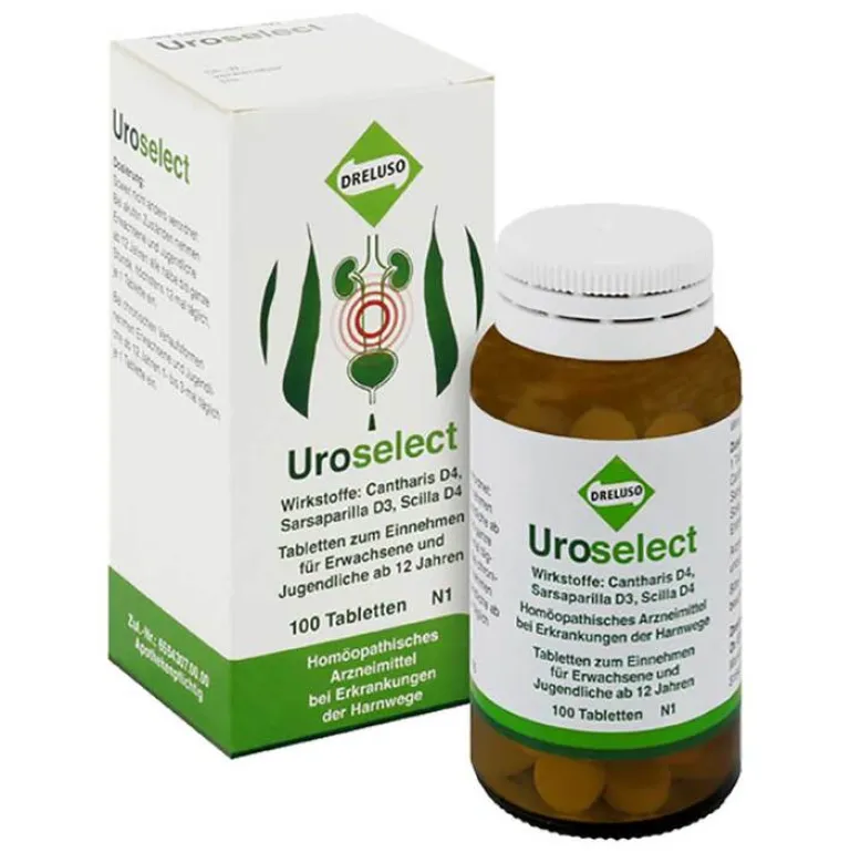 Sale Uroselect Tabletten, 100 St Dreluso Komplex-Homöopathika|Entwässernde Medikamente