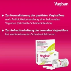 Vagisan Probioflora Milchsäure-Bakterien Hartkapseln , 8 St