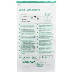 Discount Op Handschuhe puderfrei Größe 7,5 steril, 2 St Einmalhandschuhe