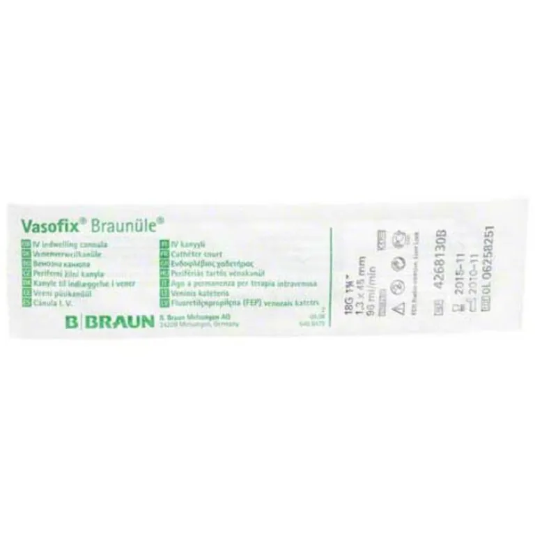 New Braunüle 18G 45mm grün, 1 St Venenverweilkanülen