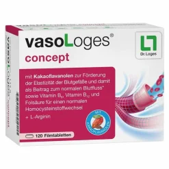 Vasologes concept Filmtabletten, 120 St Durchblutung
