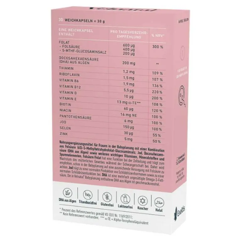 Outlet Babyplanung Weichkapseln, 30 St Schwangerschaft