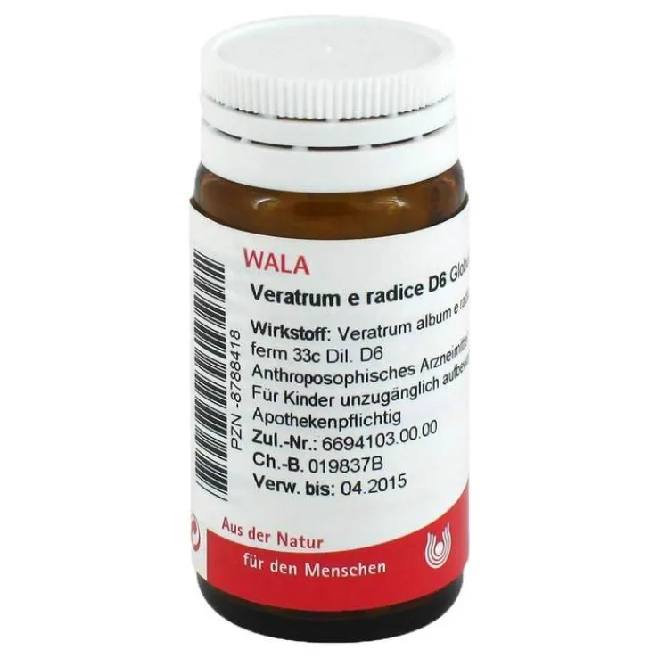 Veratrum e Radice D 6 Globuli, 20 g