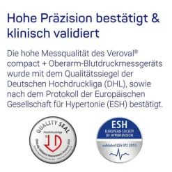 Best Veroval ® compact + Oberarm-Blutdruckmessgerät, 1 St