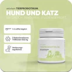 Discount Tierprobiotikum Pulver für Hunde / Katzen, 100 g Magen & Darm|Magen & Darm