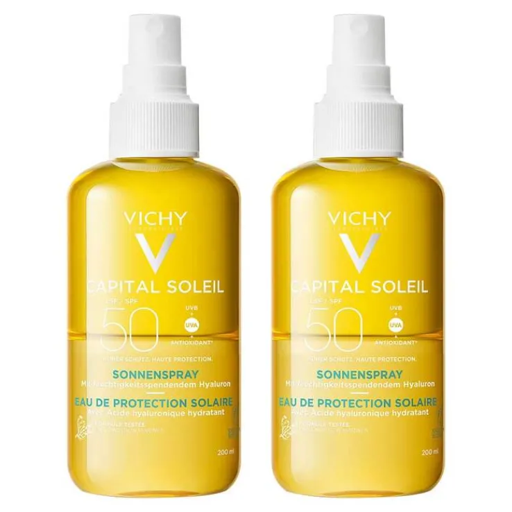 VICHY Capital Soleil Sonnenspray + Hyaluron LSF 50, 2x200 ml