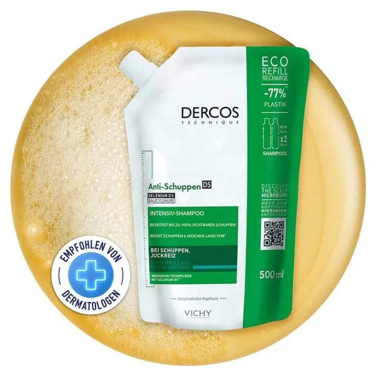 Vichy Dercos Anti-Schuppen Shampoo fettige Kopfhaut , 500 ml