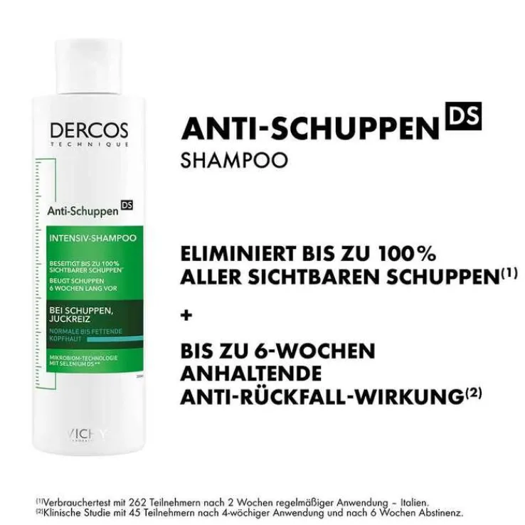 Vichy Dercos Anti-Schuppen Shampoo fettige Kopfhaut , 500 ml