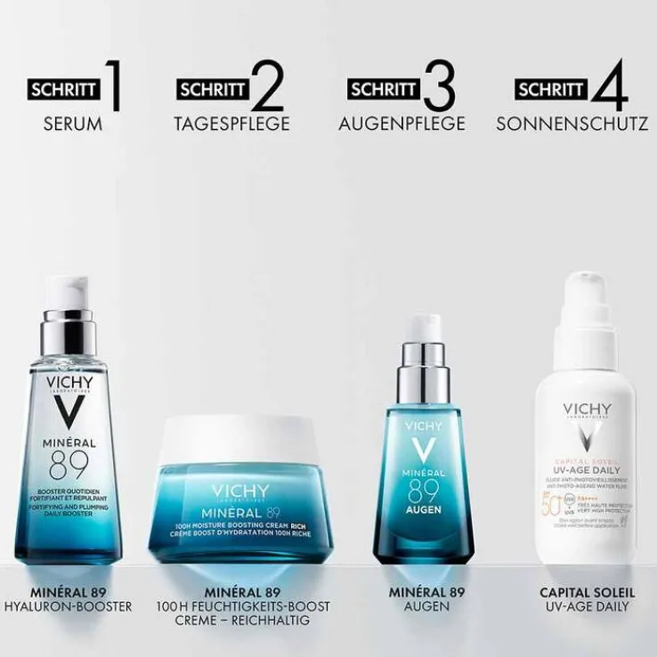 Vichy Mineral 89 100h Creme reichhaltig mit Duft, 50 ml