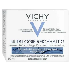 Vichy Nutrilogie Reichhaltige Tagespflege für extrem trockene Haut, 50 ml
