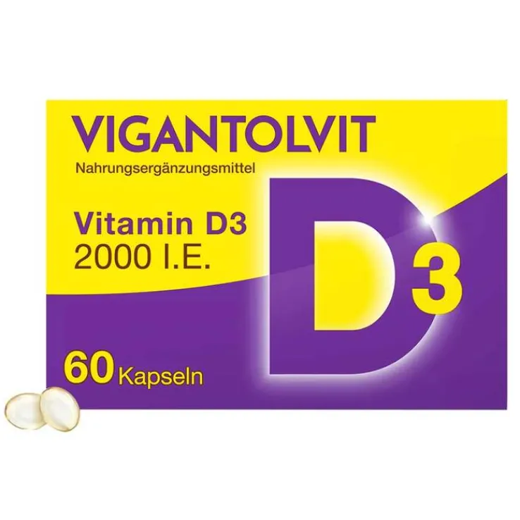 Vigantolvit 2000 I.E. Vitamin D3 Weichkapseln, 60 St