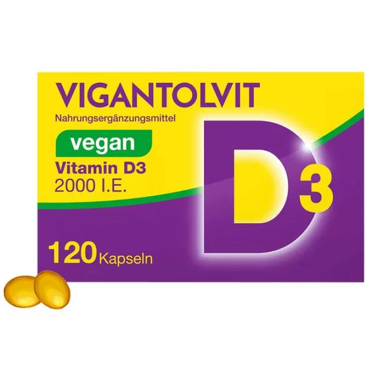 Discount 2000 I.E. Vitamin D3 vegan Weichkapseln , 120 St Vitamin D (Colecalciferol)