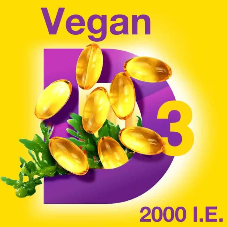 Discount 2000 I.E. Vitamin D3 vegan Weichkapseln , 120 St Vitamin D (Colecalciferol)