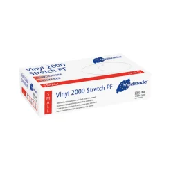 Clearance Meditrade GmbH Vinyl Handschuhe Stretch puderfrei Größe L, 100 St