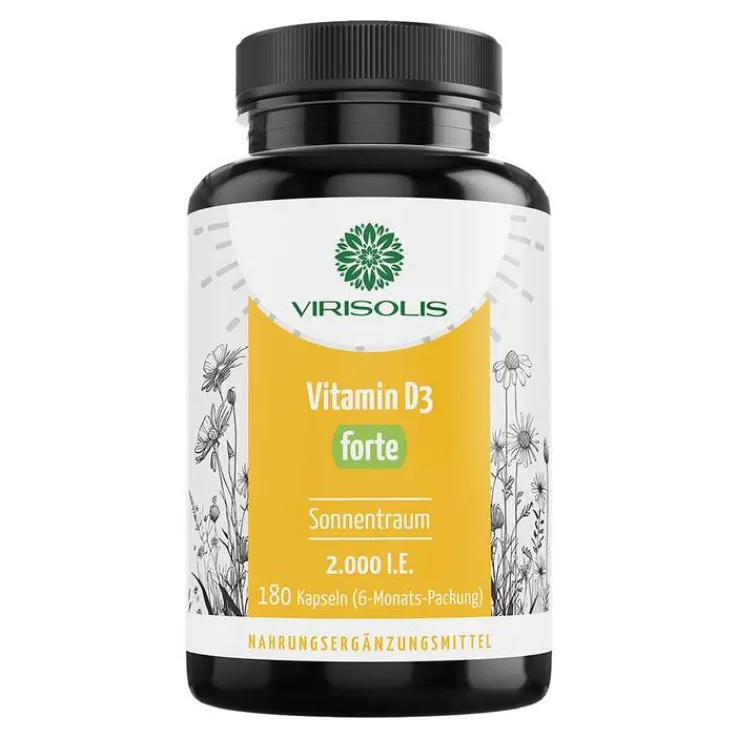 Virisolis Vitamin D3 forte 2.000 I.E. Kapseln, 180 St