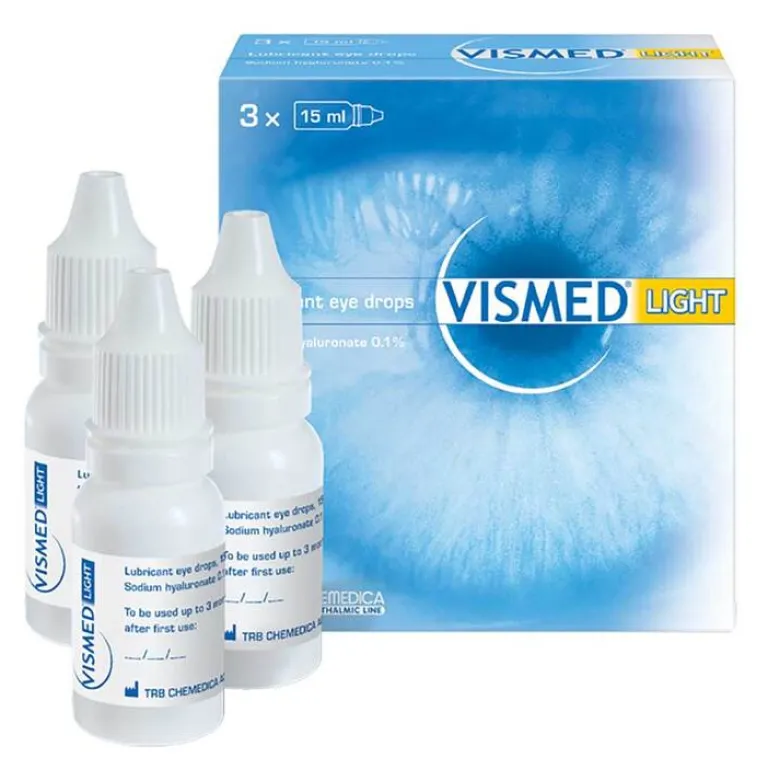 Best Vismed light Augentropfen, 3X15 ml