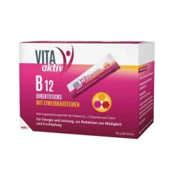 Sale B12 Direktsticks mit Eiweißbausteinen, 60 St Vitamin B12 (Cobalamin)