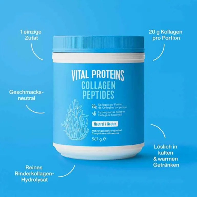 Sale Collagen Peptides neutral Pulver, 567 g Kollagen