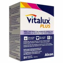 Clearance Vitalux Plus Lutein und Omega 3 Kapseln, 84 St