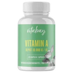 Outlet Vitabay Vitamin A 10. 000 I.E. Depot vegan hochdos.Kapseln, 120 St