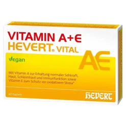 Discount Vitamin A + E Vital Kapseln, 60 St Vitamin E (Tocopherol)|Vitamin A (Retinol)