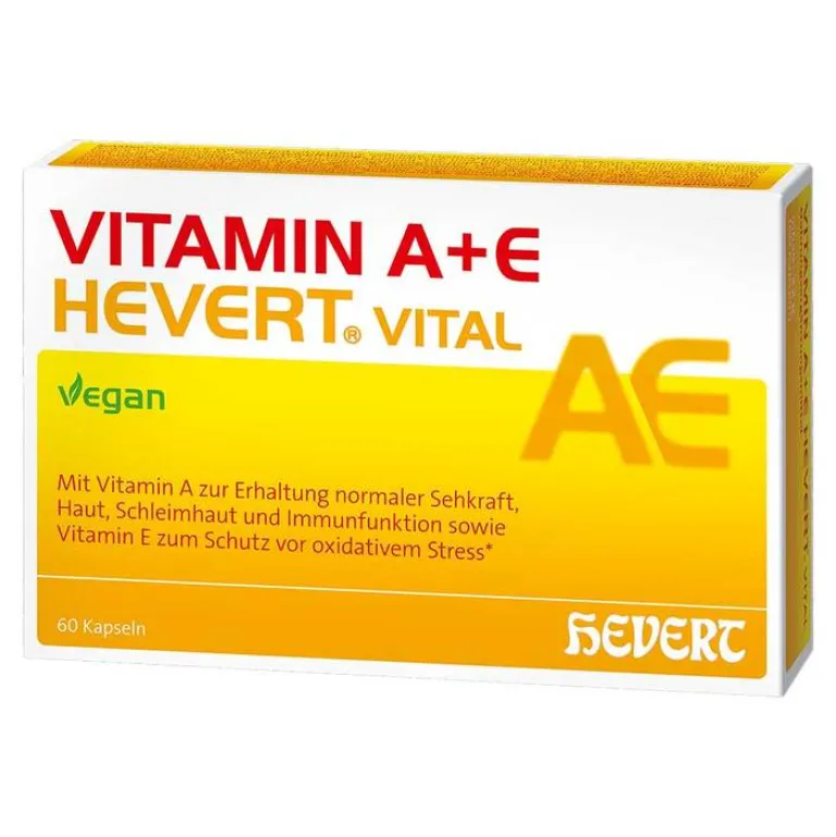 Discount Vitamin A + E Vital Kapseln, 60 St Vitamin E (Tocopherol)|Vitamin A (Retinol)