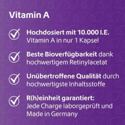 Vitamin A 10.000 I.E. Kapseln, 120 St