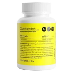 Vitamin A 10.000 I.E. Retinylacetat Kapseln Zeinpharma, 120 St