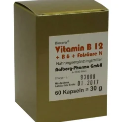 Vitamin B12 + B6 + Folsäure Komplex N Kapseln, 60 St