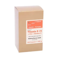 Vitamin B12 + B6 + Folsäure Komplex N Kapseln, 200 St