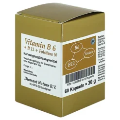 Outlet Diamant Natuur Vitamin B6 + B12 + Folsäure N Kapseln, 60 St