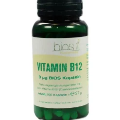 Online Vitamin B12 9 µg Bios Kapseln, 100 St Vitamin B12 (Cobalamin)