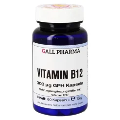 New Vitamin B12 300 µg GPH Kapseln, 60 St Vitamin B12 (Cobalamin)